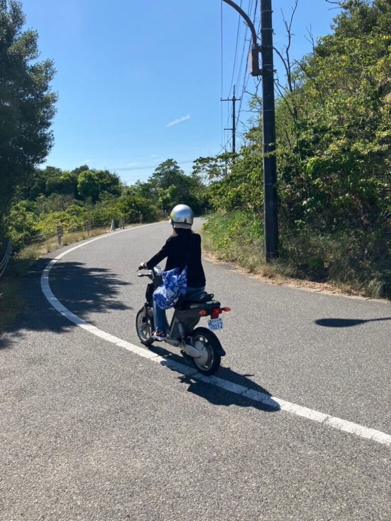 電動バイクで楽々直島巡り