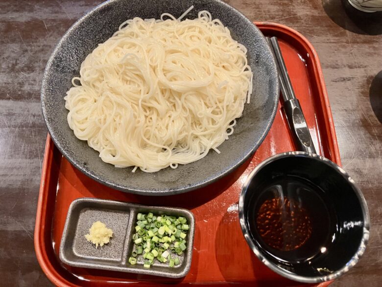 小豆島グルメ なかぶ庵で名物 生そうめんを食べる