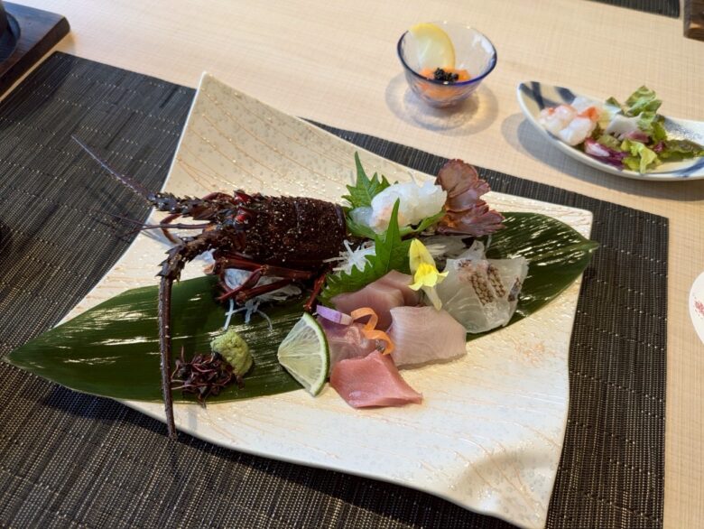 サン浦島 悠季の里 食事 伊勢海老コース