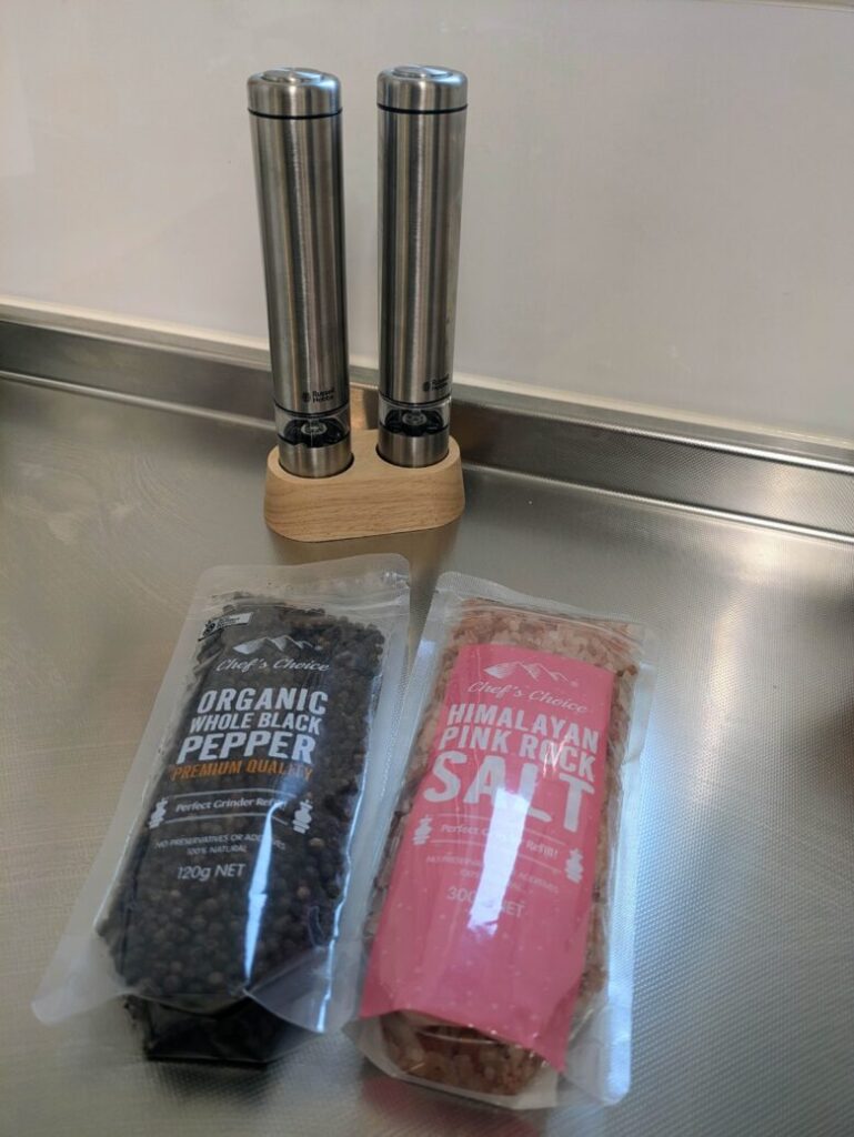 ラッセルホブス 電動ミル ソルト&ペッパー ミニ (2本セット) 　塩　胡椒